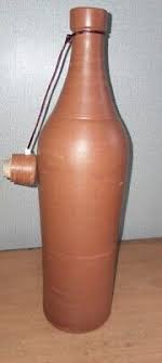 Clay water bottle Natural Cooling Eco Friendly | eBay