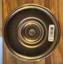 Bath & Body Works White Skulls 3-Wick Candle Holder Gold Tone Pedestal Halloween | eBay