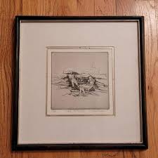 Lot 95: RARE! Original Artwork by CARL JUDSON "Cherry Blossoms Golden Gate Park" | EstateSales.org