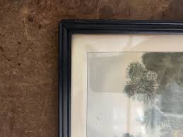 Antique Currier & Ives Lithograph - The Roadside Mill - Framed American Art | eBay