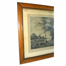 VTG Framed ETCHING PRINT "KELLER-SEE IN HOLSTEIN" by F. EBEL & RUDOLPH SCHUSTER | eBay