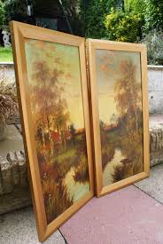 Pair of Oil on Canvas Landscapes Signed H Adams - Etsy