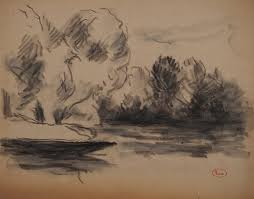 Maximilien Luce, Calm Corner by the Lake, Original Signed ...