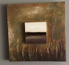 16x16 inch Brown's Blue Abstract Canvas Wall Art - 3 PC Set ...