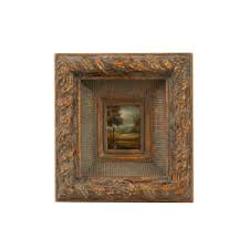 Original Oil Landscape in Orate Gold Frame | Grandview Mercantile