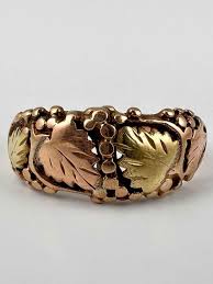Sold at Auction: 10K Black Hills Gold Ring