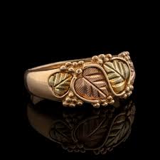 Pre-Owned Dome Ring in 10K Black Hills Gold