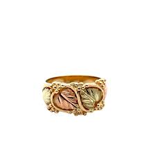 10k Tri-colored Black Hills Gold Ring - 001-801-00115