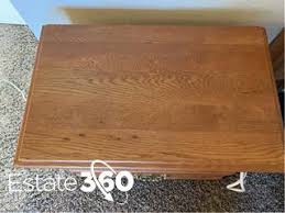 Athens Furniture Two-Drawer Oak Nightstand Auction | Estate 360