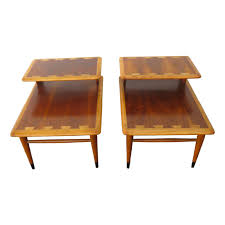 Lane Acclaim Mid Century Modern Two Tiers Side End Lamp ...