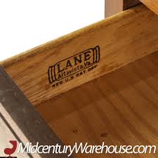 Lane Tuxedo Bowtie Mid Century Walnut Lowboy | Mid Century Modern Furniture | Modern Hill