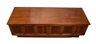 Vintage Mid-Century Modern Lane Cedar Lined Blanket Chest Bench | #1818902587