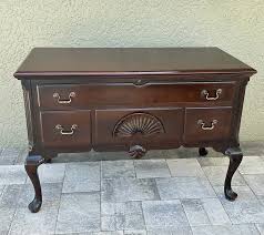 1940s Vintage Queen Anne Style Mahogany Low Boy Cedar Lined ...