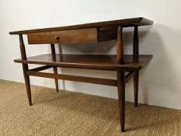 Vintage Mid Century Modern Two Tiered Console - EPOCH