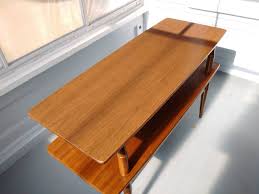 Vintage, Sofa Table, TV Console Table, Two Tier, Danish ...