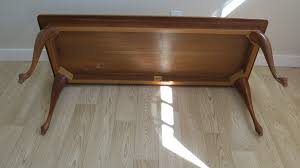 Vintage Buchschmid & Gretaux Bg German Wood Coffee Table Inlay Marquetry 4 Seasons | Chairish