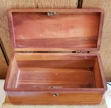 Vtg 9" Lane Miniature Cedar Chest Jewelry Trinket Box Salesman Sample *No Key* | eBay