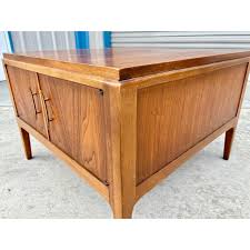 1960s Mid Century Walnut Nightstand | Chairish