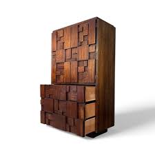 Lane Staccato Mid Century Modern Vintage Brutalist Armoire Chifferobe – MOD CITY MADNESS