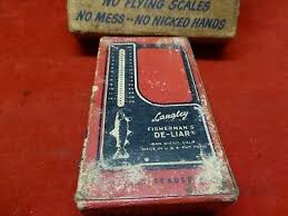 Langley Fisherman's DE-LIAR Scale & Tape Lindy fish cleaning ...