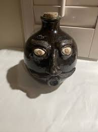 Vintage Artist Signed Moonshine Vessel Face Jug | eBay