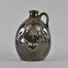 Michael Purdue. Large Face Jug.