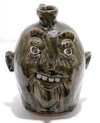 Lanier Meaders. Crooked Smile Face Jug.
