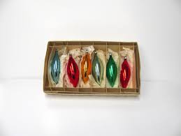 East German Christmas Ornaments in Box - Etsy