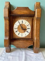 Heavy Solid Vintage Wall Clock Oak - Genuine Handcraft ...