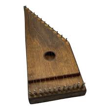 Antique | Accents | Antique Zither Wooden Harp | Poshmark