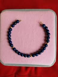 Crazy deal!!! Authentic solid 18 k gold and lapis bracelet!!! Lifetime guarantee | eBay
