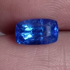 Natural Blue Tanzanite Cushion, Earth Mine Top Quality AAA ...