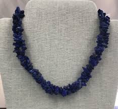 36" Lapis Lazuli Nugget Bead Strand - Gary's Gem Garden