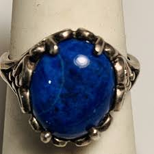 Kabana Sterling Silver 925 Lapis Ring Size 6 * | eBay