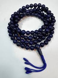 Tibetan Buddhist Lapis Lazuli Mala Prayer Beads – Spiritual ...