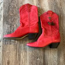 Vintage Laredo Womens Western Boots Appears To Be Size 5 Red ...