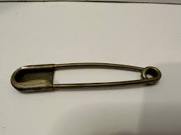 Military Safety Pin, Vintage Giant Safety Pin For bed rolles ...
