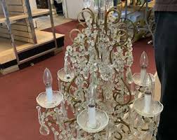 1 of 3 Large Antique Italian Gilded Tole Chandelier Hollywood Regency Gilt Metal Ceiling Light Banci Florentine Chandelier Gold Tole Light - Etsy UK