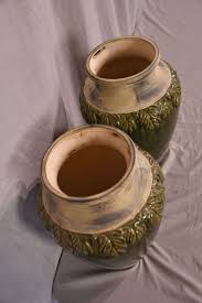 Pair of Hosley Potteries green ceramic vases; 74-10865A - R.H. Lee & Co. Auctioneers