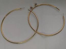 Ippolita Styled 18k Gold Toned XL (Costume Jewelry) Hoop Earrings | eBay