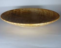 Maple (fiddleback) Plate Wood Turned - Etsy