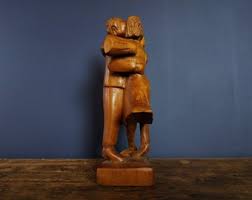 Vintage French Folk Art, Vintage Wooden Carving, Handmade Wooden Figurine, Mid Century Carving, Hand Carved Outsider Art, Curiosity Cabinet - Etsy