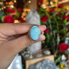 Larimar Ring "Dakota" - Size 8.5 – Ravenstone