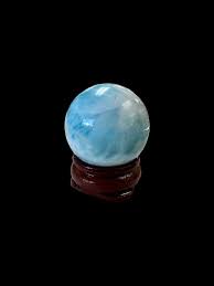 Larimar Sphere — 1" - Gary's Gem Garden