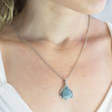 Aquamarine Necklace | Made In Earth US
