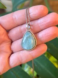Ocean Blue… | Aquamarine Pendant | RJJewelry