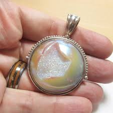 Large SAJEN Sterling Silver 50.00 Ct Lab Created Angel Aura ...
