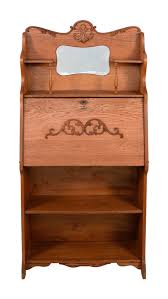 Sold at Auction: LARKIN FALL-FRONT DESK Buffalo, New York, Early 20th Century Height 63". Width 30.25". Depth 12".