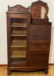 Antique Oak Side by Side Secretary 1900s Era | EstateSales.org
