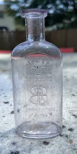 Antique Druggist Apothecary Purple Glass Bottle Pennsylvania ...